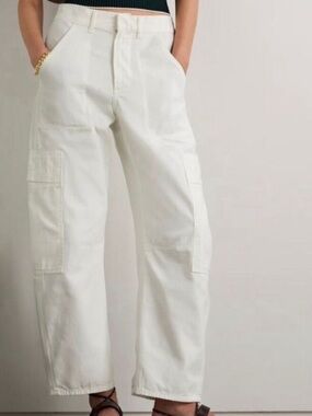 Citizens of Humanity Marcelle Corduroy Barrel Leg Cargo Pants